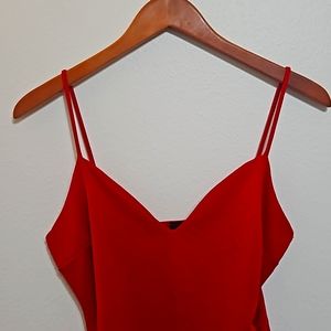 Windsor Asymmetrical Red Dress